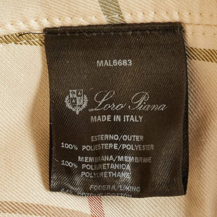 Pre Owned Loro piana Blue Storm System Microfibre Baseball Cap M