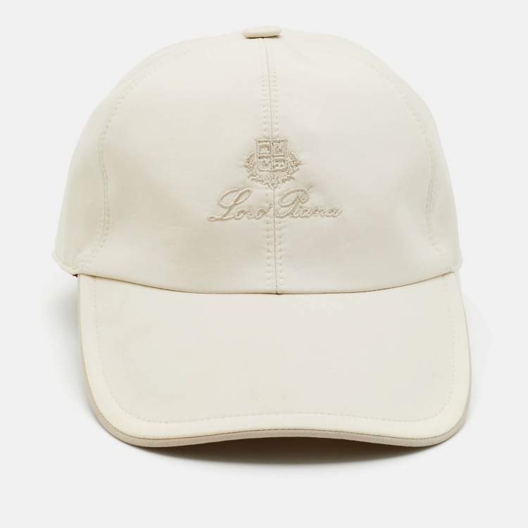 Pre Owned Loro Piana Beige Synthetic Storm System Baseball Cap S