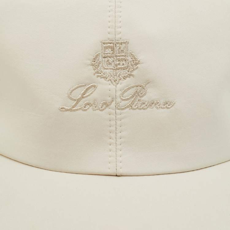 Pre Owned Loro Piana Beige Synthetic Storm System Baseball Cap S