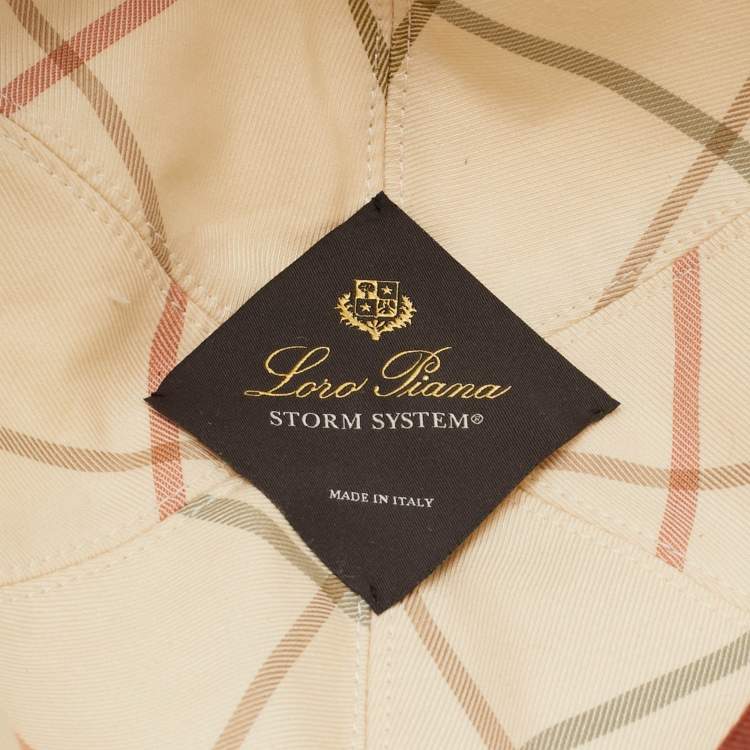 Pre Owned Loro Piana Beige Synthetic Storm System Baseball Cap S