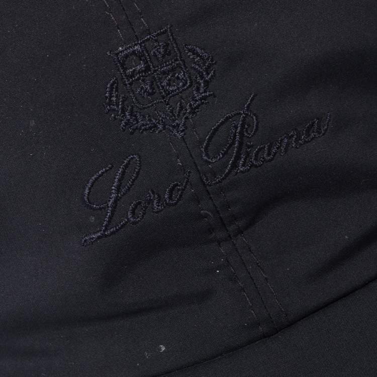Pre Owned Loro Piana Navy Blue Storm System Baseball Cap
