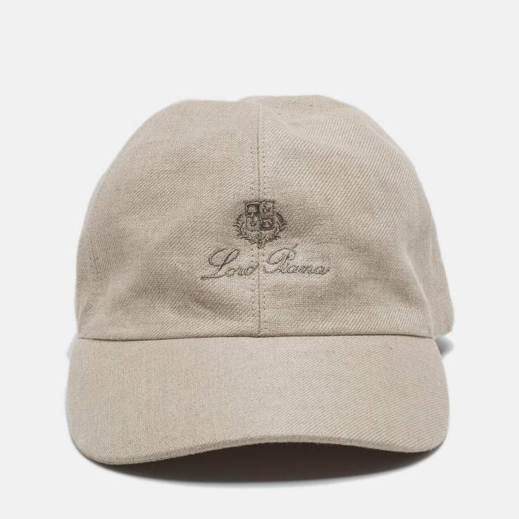 Logo-Embroidered Linen Baseball Cap