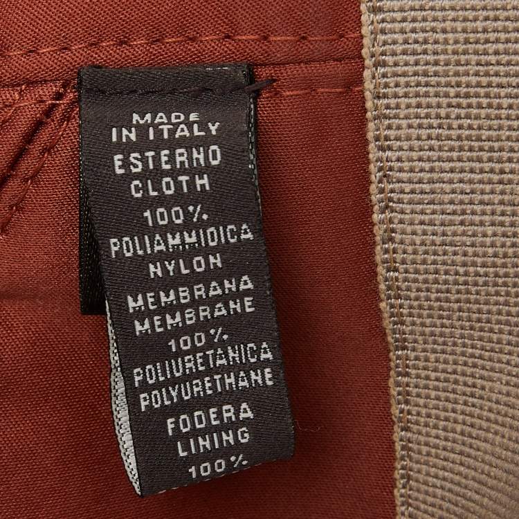 Pre Owned Loro Piana Dark Beige Storm System Baseball Cap L