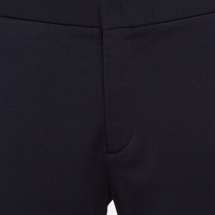 Pre Owned Loro Piana Navy Blue Wool Leisure City Straight Leg Trousers XL