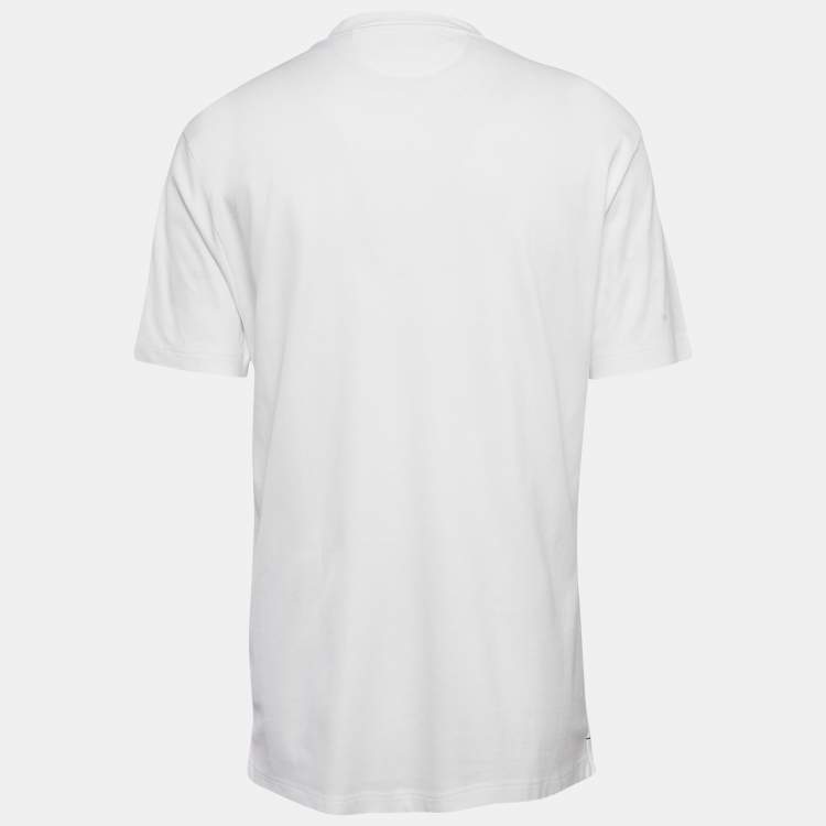 Pre Owned Loro Piana White Cotton Crew Neck T-Shirt XL