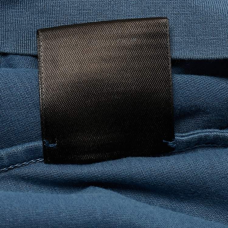 Pre Owned Loro Piana Blue Cotton Crew Neck T-Shirt M
