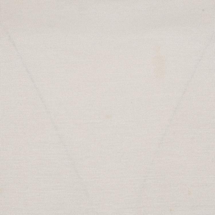 Pre Owned Loro Piana Grey Cotton Blend Crew Neck T-Shirt M