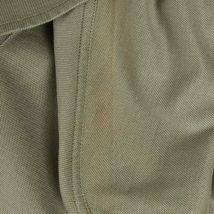 Pre Owned Loro Piana Light Green Silk Blend Polo T-Shirt M