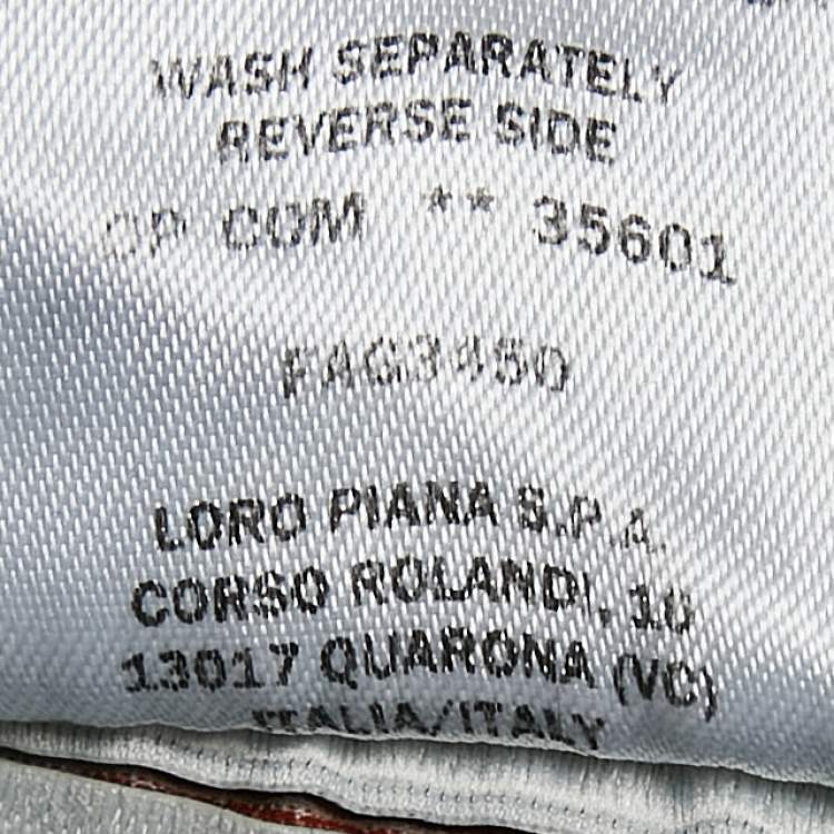 Pre Owned Loro Piana Blue Denim Jeans M Waist 33"