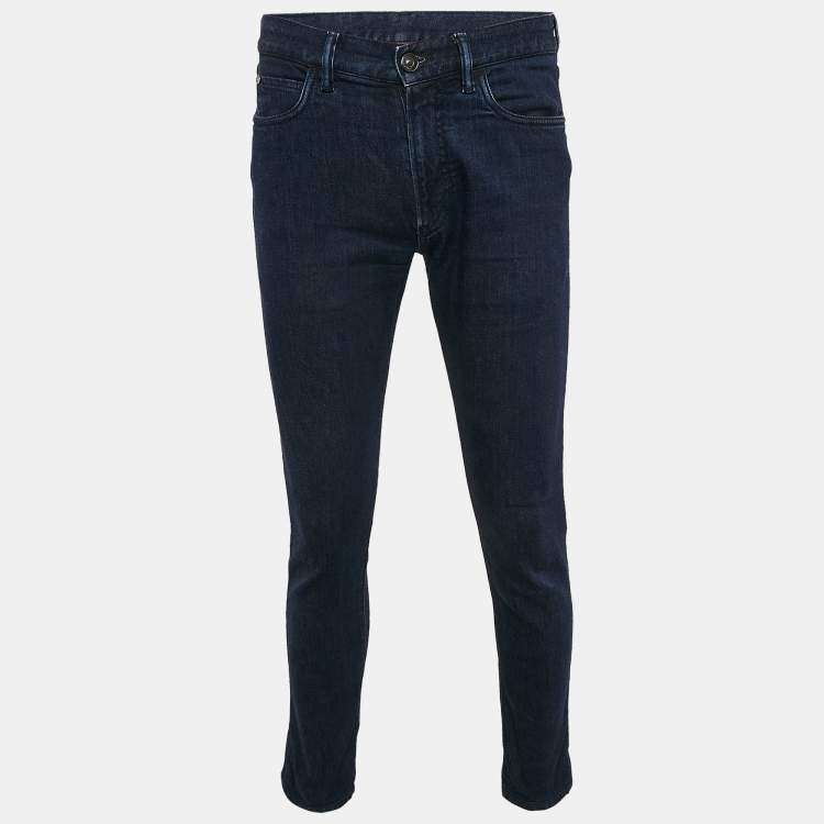 Pre Owned Loro Piana Blue Kurashiki Denim Jeans M Waist 32"