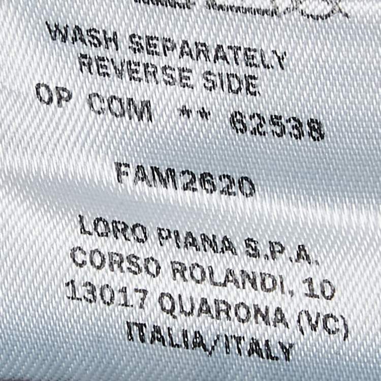 Pre Owned Loro Piana Blue Kurashiki Denim Jeans M Waist 32"