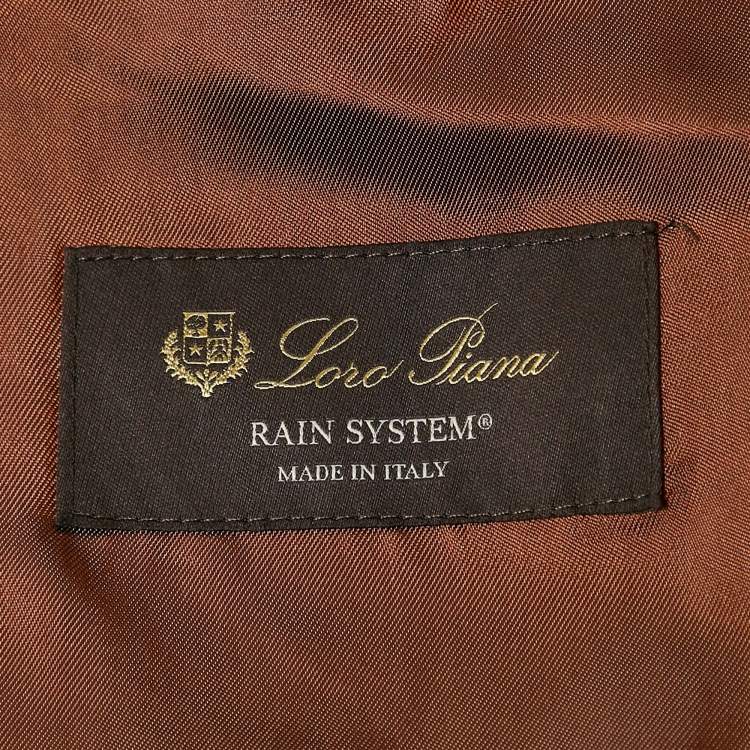 Pre Owned Loro Piana Navy Blue Wool Single Breasted Blazer XXL