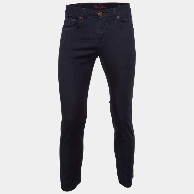 Pre Owned Loro Piana Blue Denim Slim Fit Jeans S/Waist 30"