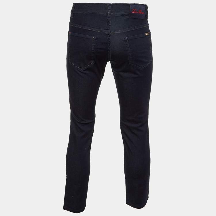 Pre Owned Loro Piana Blue Denim Slim Fit Jeans S/Waist 30"