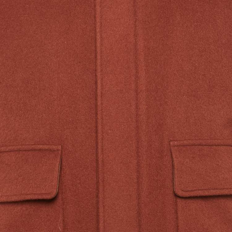 Pre Owned Loro Piana Brown Cashmere Zip-Up Jacket M