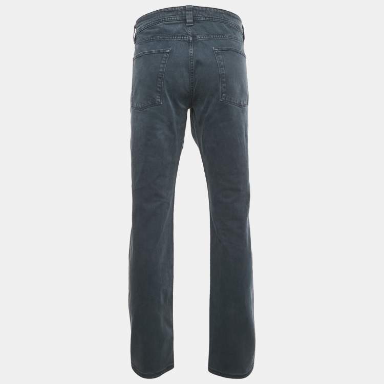 Pre Owned Loro Piana Blue Denim Regular Fit Pants XXL
