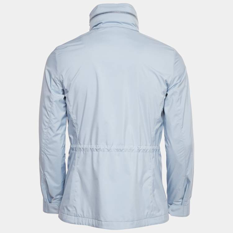 Pre Owned Loro Piana Light Blue Synthetic Traveller Jacket XS
