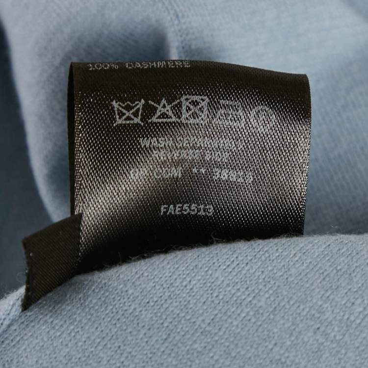 Pre Owned Loro Piana Light Blue Synthetic Traveller Jacket XS