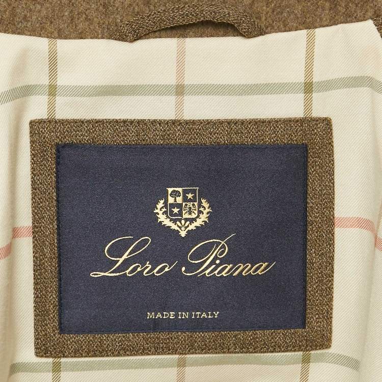 Pre Owned Loro Piana Green Wool Horsey Jacket L