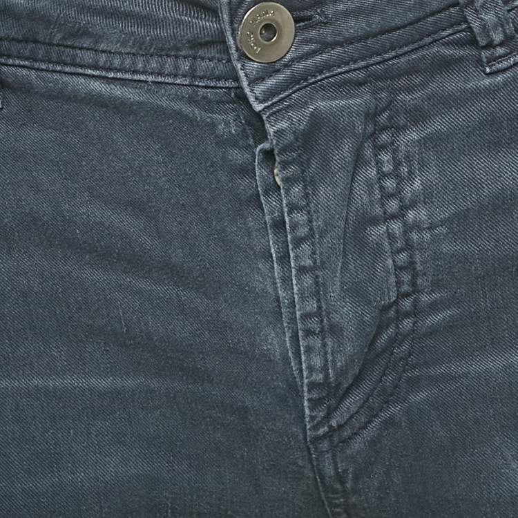 Pre Owned Loro Piana Dusty Blue Denim Skinny Fit Jeans S Waist 31"