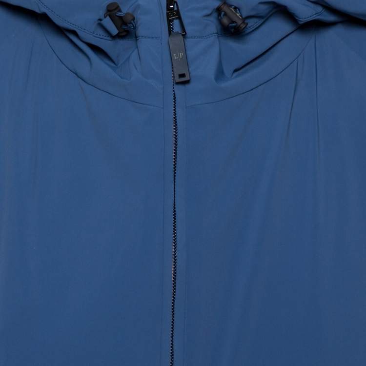 Pre Owned Loro Piana Blue Regatta Deck Rain Jacket L
