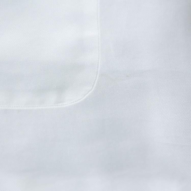 Pre Owned Loro Piana White Cotton Long Sleeve Shirt XL