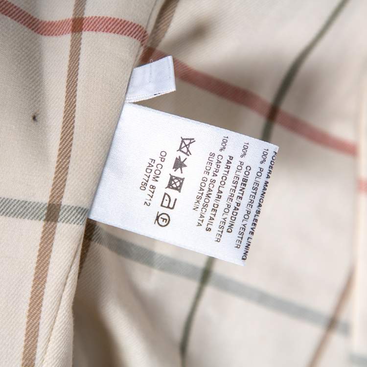 Pre Owned Loro Piana Storm System Beige Wool & Cashmere Jacket XXL 
