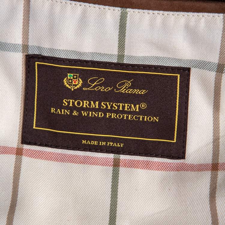 Pre Owned Loro Piana Storm System Beige Wool & Cashmere Jacket XXL 