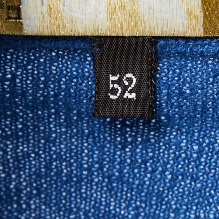 Pre Owned Loro Piana Blue Baby Cashmere Long Sleeve Sweater XL