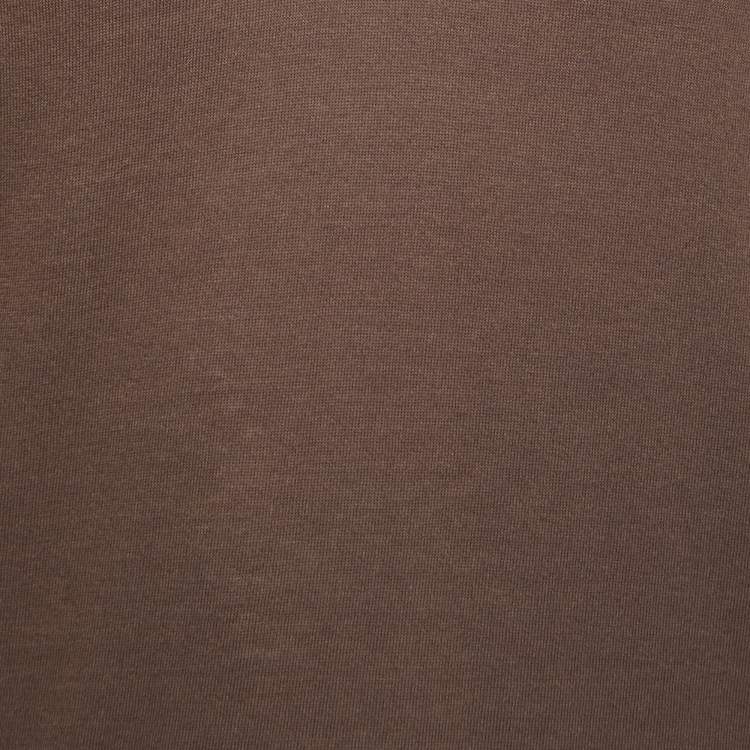 Pre Owned Loro Piana Brown Cotton Knit New Bay Polo T-Shirt XL