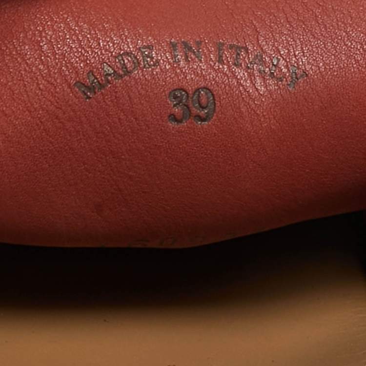 Pre Owned Loro Piana Dark Orange Suede Summer Walk Loafers Size 39