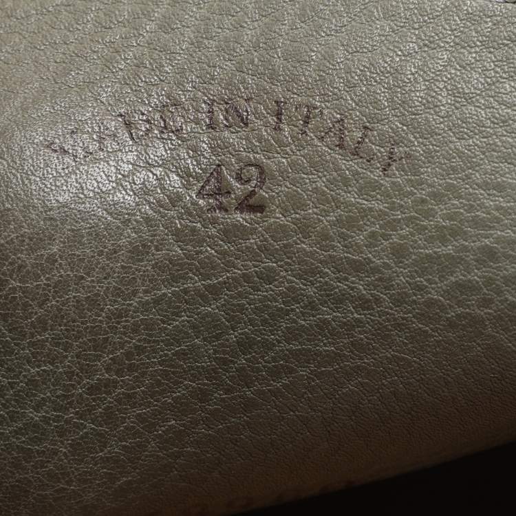 Pre Owned Loro Piana Olive Suede Summer Walk Slip On Loafers