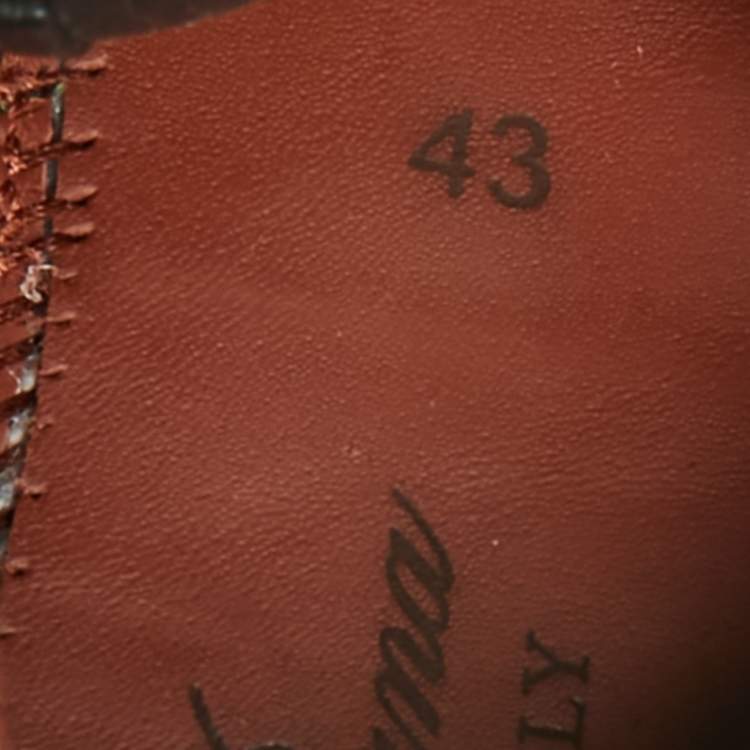 Pre Owned Loro Piana Green Knit Fabric 360 LP Flexy Walk Sneakers Size 43