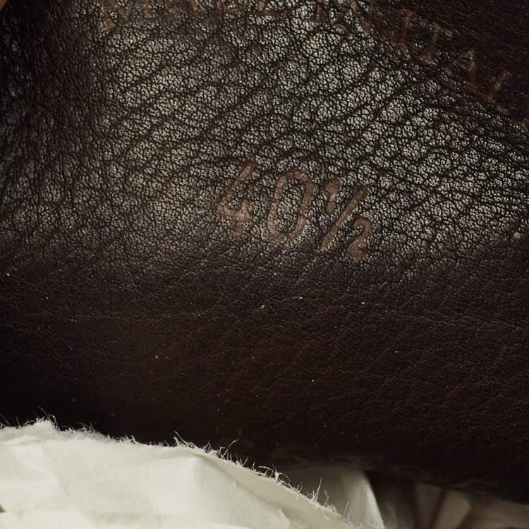 Pre Owned Loro Piana Dark Brown Suede Summer Charms Walk Loafers Size 40.5