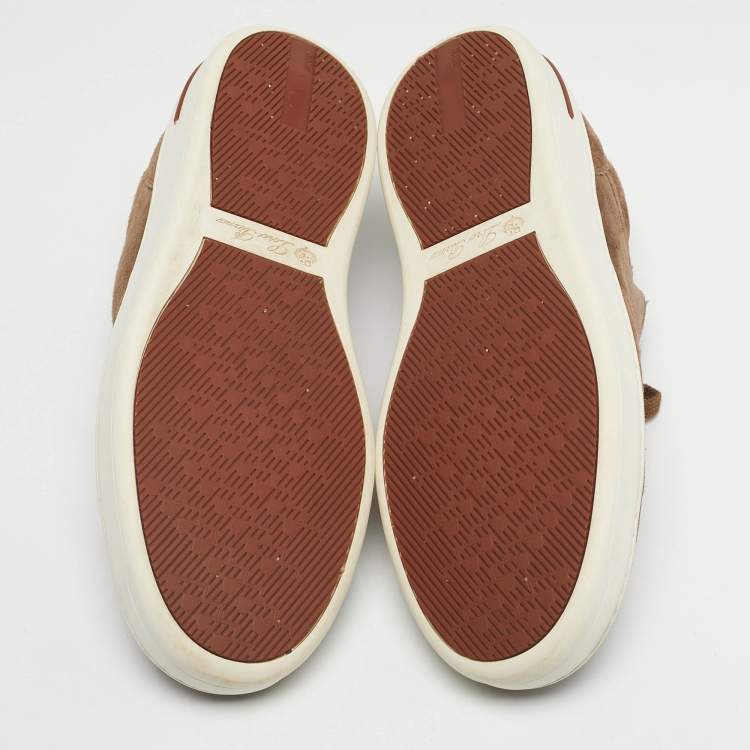 Pre Owned Loro Piana Brown Suede Soho Walk Low Top Sneakers Size 41