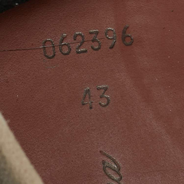 Pre Owned Loro Piana Beige Leather and Suede Venice walk Loafers Size 43