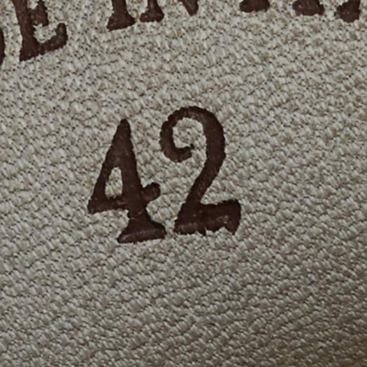 Pre Owned Loro Piana Grey Suede Summer Walk Slip On Loafers Size 42