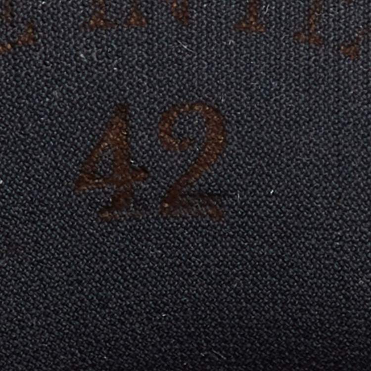 Pre Owned Loro Piana Khaki Brown Knit Fabric and Suede Open Walk Slip On Loafers Size 42