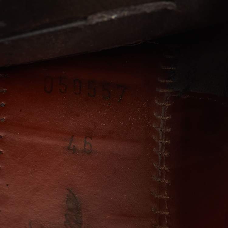 مملوكة مسبقًا Loro Piana 360 LP Flexy Walk Size 46 Dark Grey Knit Fabric Low Top Sneakers