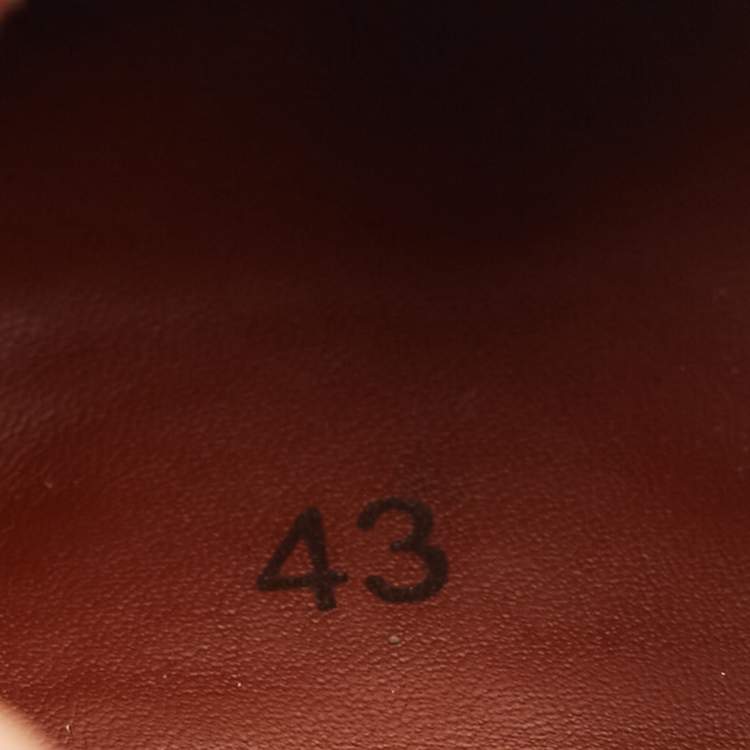 Pre Owned Loro Piana 360 LP Flexy Walk Size 43 Multicolor Knit Fabric and Leather Lace Up Sneakers