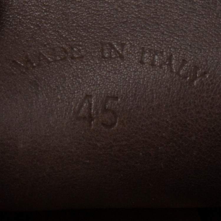 Pre Owned Loro Piana Brown Suede  Summer Walk Loafers Size 45 