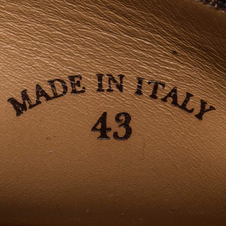 Pre Owned Loro Piana  Brown Suede Open Walk Boots Size 43