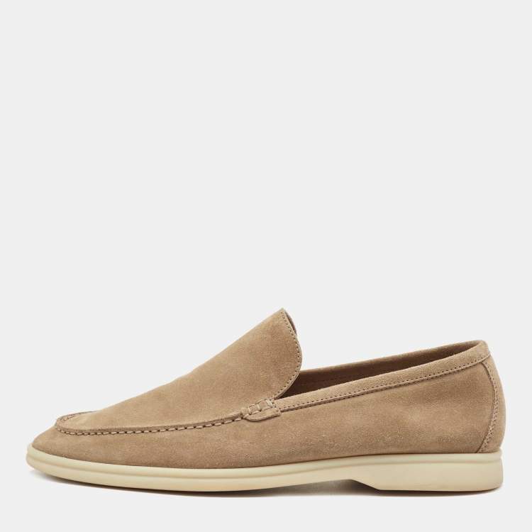 金*)様 Loropiana summer walk 42サイズ Summer Walk Loafer Suede Dijon Mustard Yellow | Loro Piana