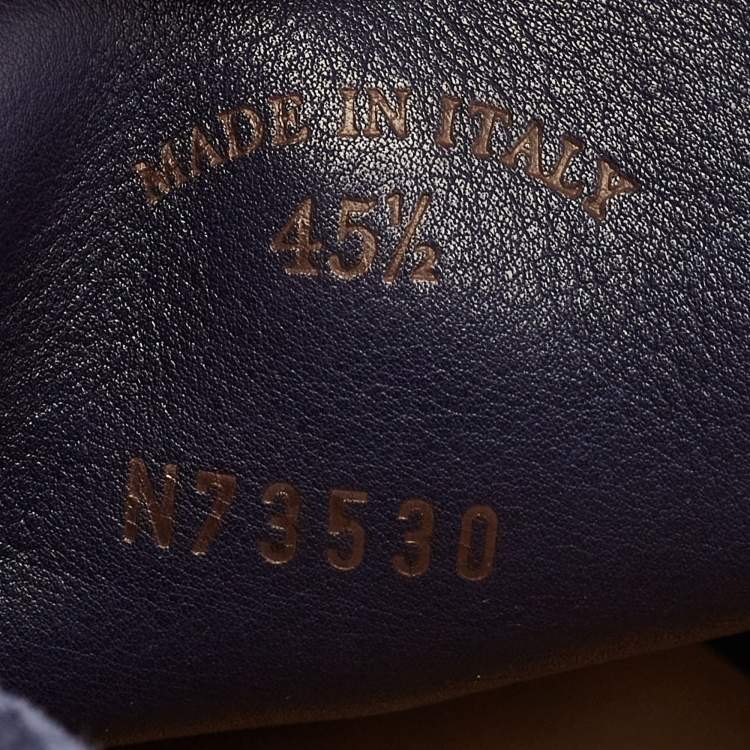 Pre Owned Loro Piana Blue Suede Summer Walk Loafers Size 45.5
