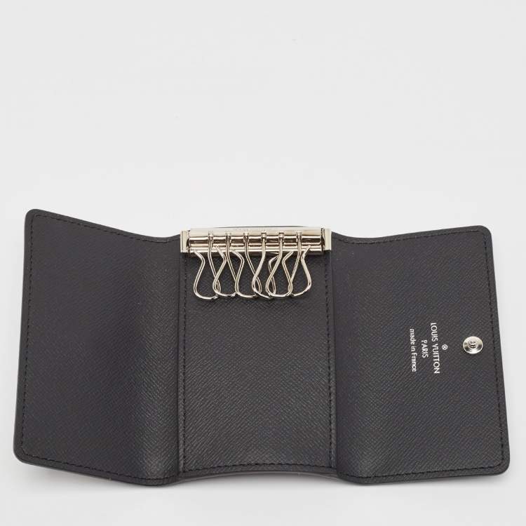 Pre Owned Louis Vuitton Monogram Eclipse Canvas 6 Key Holder
