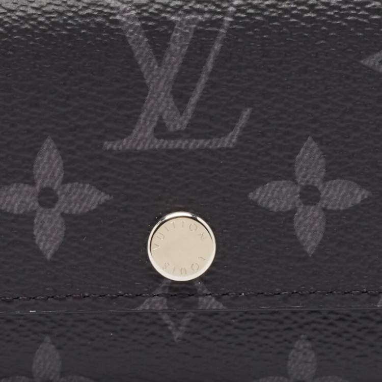 Pre Owned Louis Vuitton Monogram Eclipse Canvas 6 Key Holder