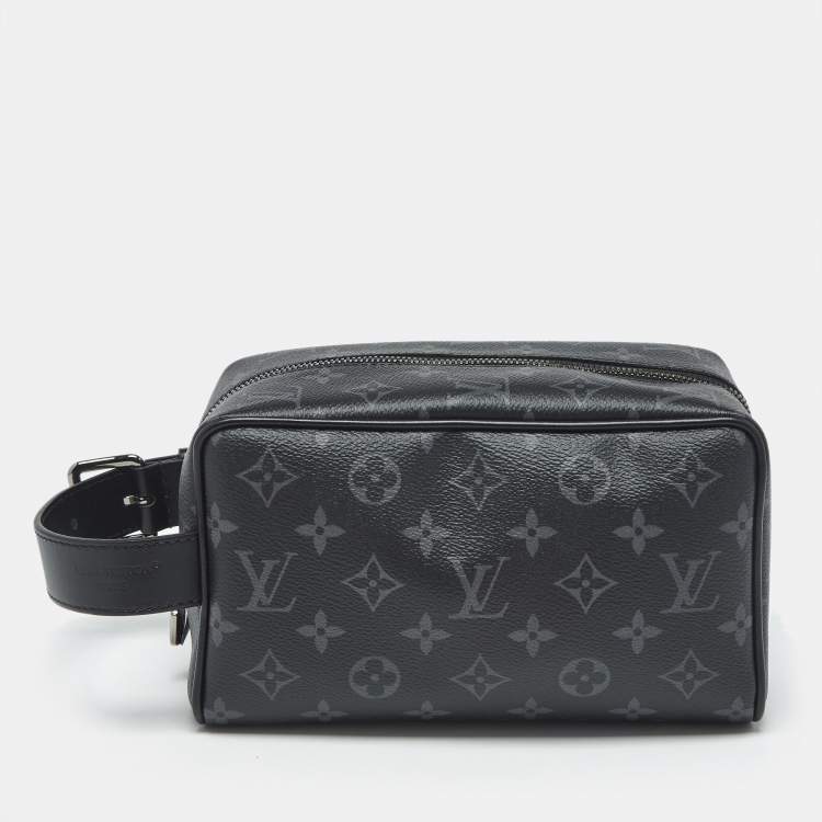 Pre Owned  Louis Vuitton Monogram Eclipse Canvas Locker Dopp Kit