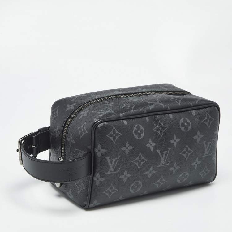 Pre Owned  Louis Vuitton Monogram Eclipse Canvas Locker Dopp Kit