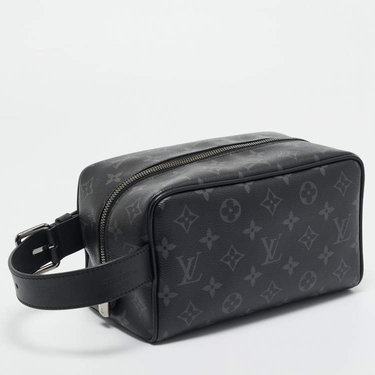 Pre Owned  Louis Vuitton Monogram Eclipse Canvas Locker Dopp Kit