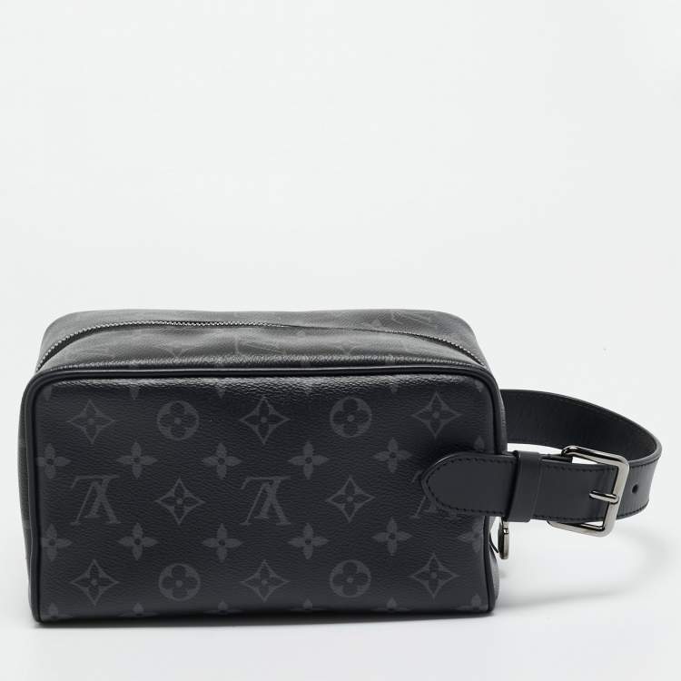 Pre Owned  Louis Vuitton Monogram Eclipse Canvas Locker Dopp Kit